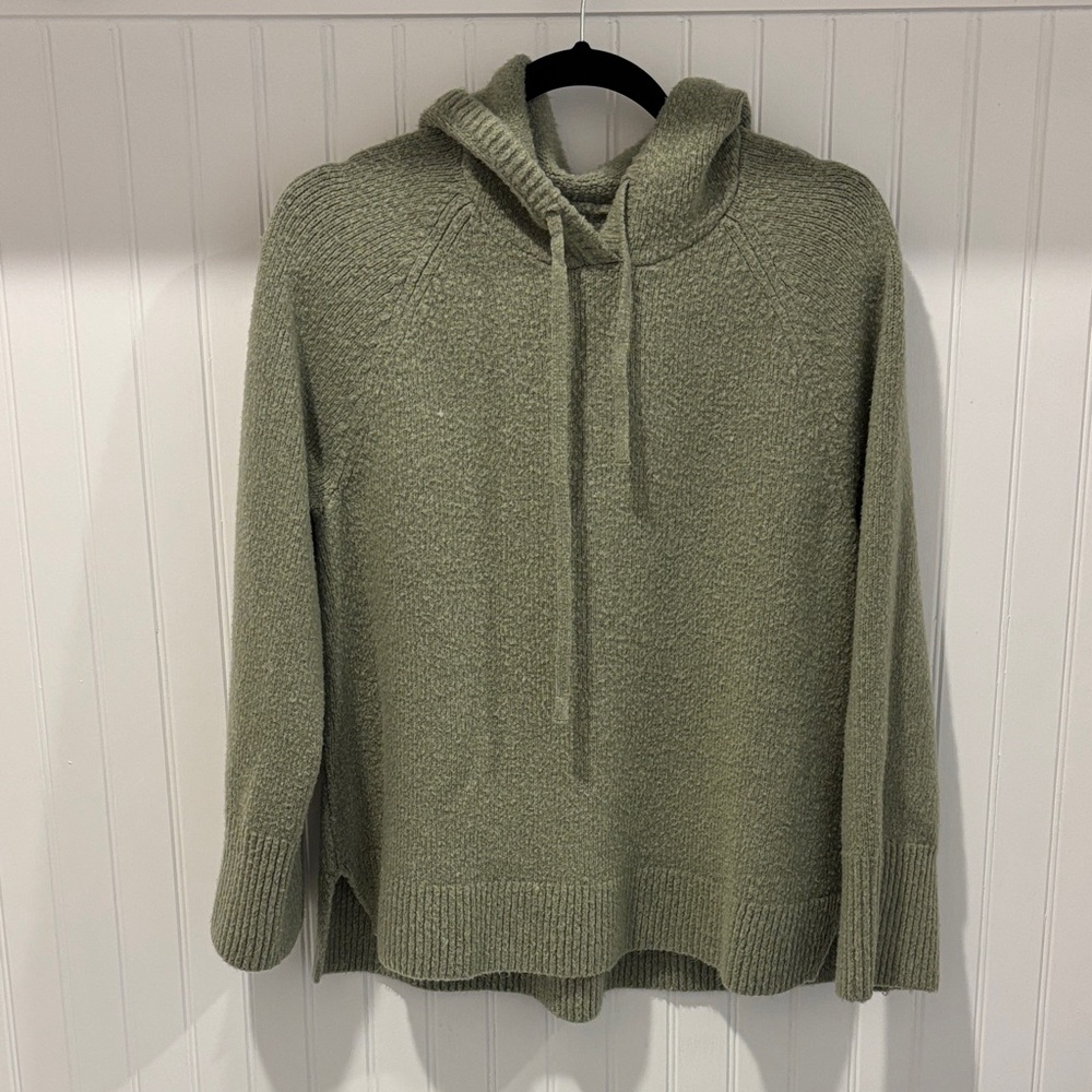 Abercrombie & Fitch Sage Green Hooded Sweater
